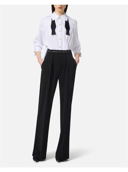 Jumpsuit in poplin and light crepe ELISABETTA FRANCHI | TU05656E2.221